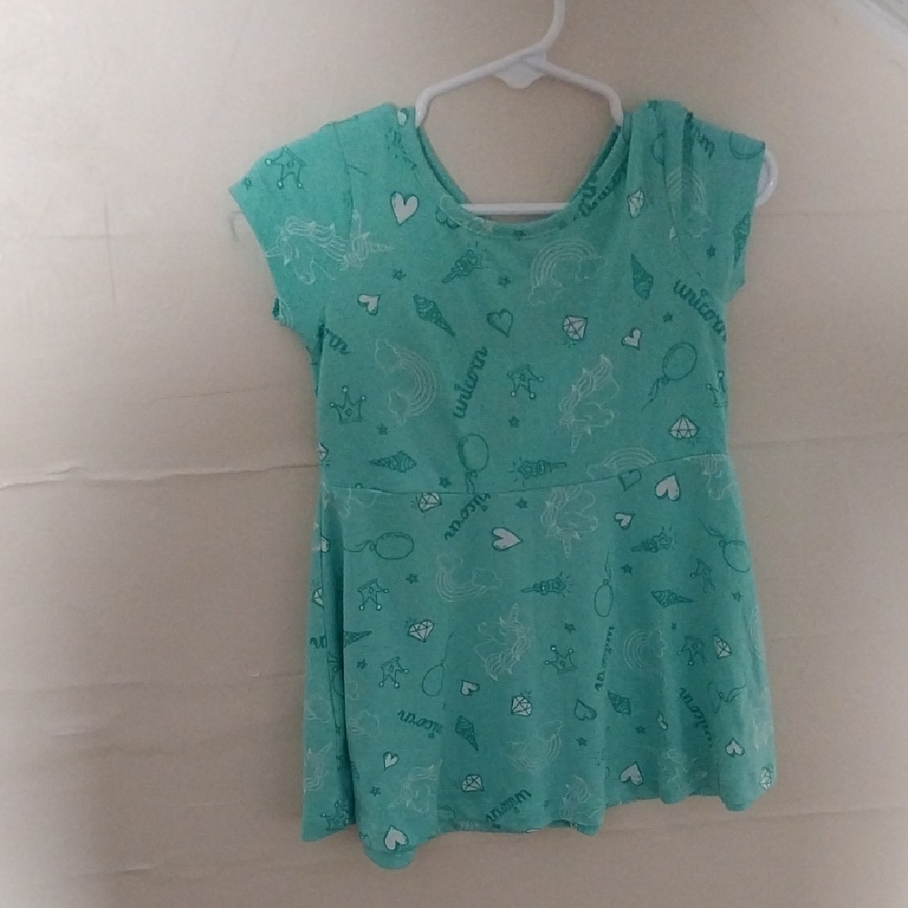 Kids Casual Dress in Green